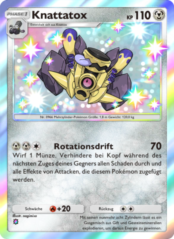 Knattatox 106 — Glänzendes Festival (German Pokémon TCG card)