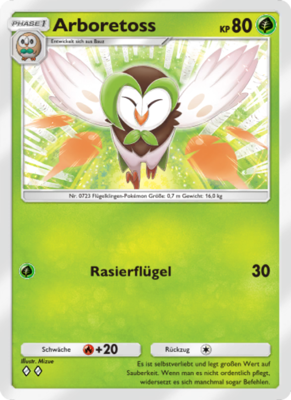 Arboretoss 011 — Hüter des Firmaments (German Pokémon TCG card)