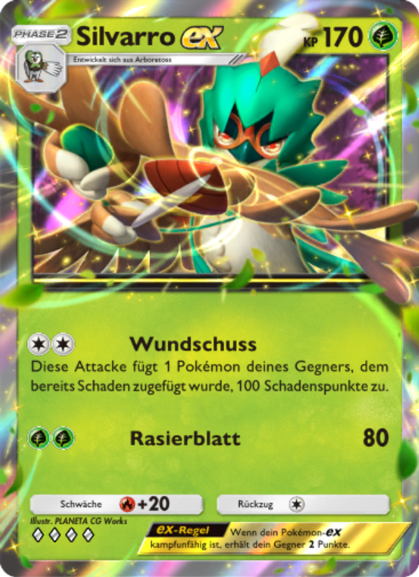 Silvarro-ex 012 — Hüter des Firmaments (German Pokémon TCG card)