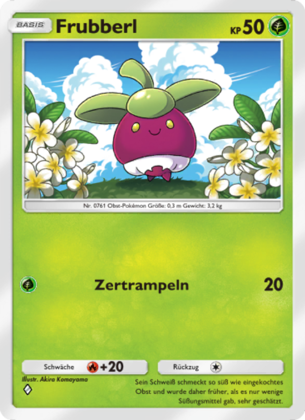 Frubberl 018 — Hüter des Firmaments (German Pokémon TCG card)