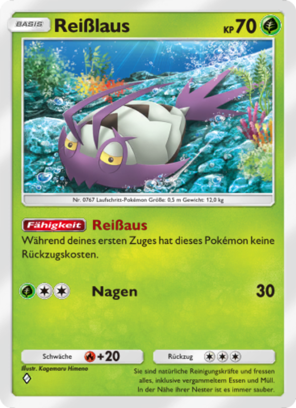Reißlaus 021 — Hüter des Firmaments (German Pokémon TCG card)