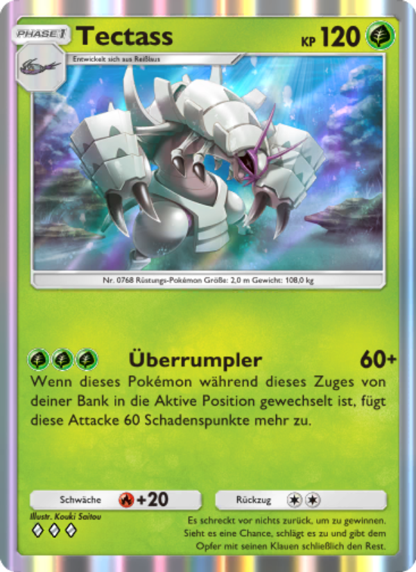 Tectass 022 — Hüter des Firmaments (German Pokémon TCG card)