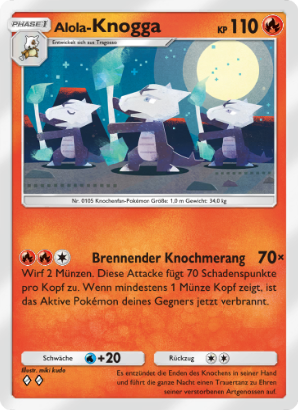 Alola-Knogga 027 — Hüter des Firmaments (German Pokémon TCG card)