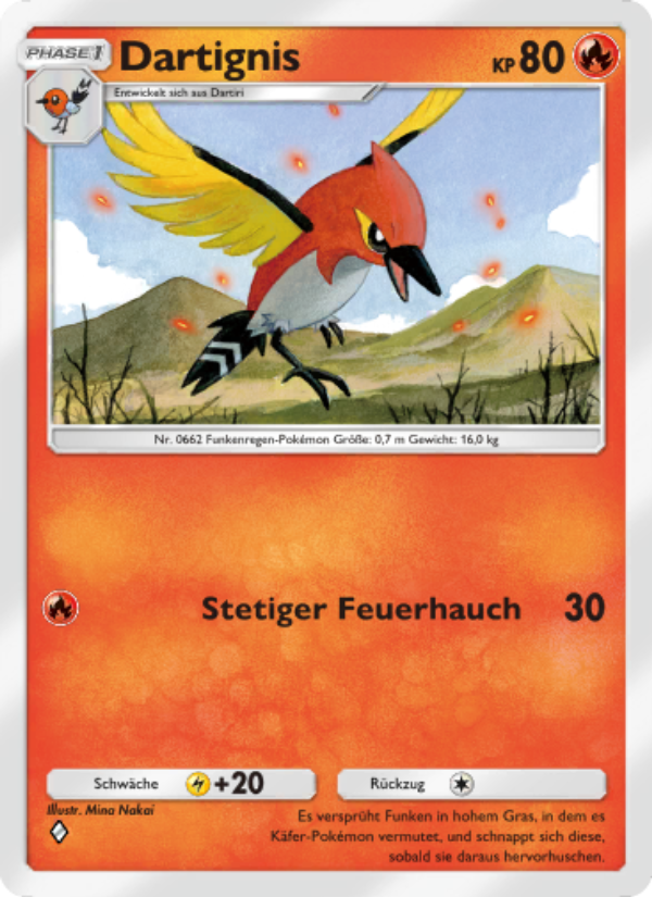 Dartignis 028 — Hüter des Firmaments (German Pokémon TCG card)