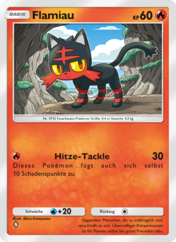 Flamiau 030 — Hüter des Firmaments (German Pokémon TCG card)