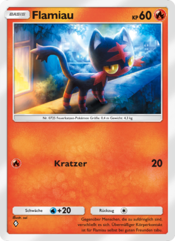 Flamiau 031 — Hüter des Firmaments (German Pokémon TCG card)