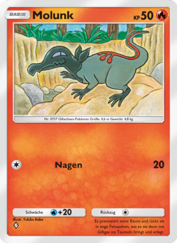Molunk 035 — Hüter des Firmaments (German Pokémon TCG card)