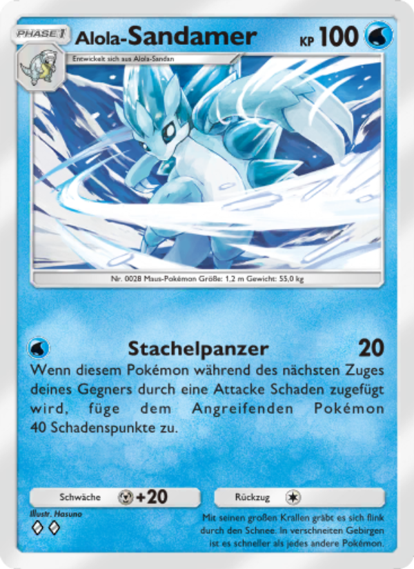 Alola-Sandamer 039 — Hüter des Firmaments (German Pokémon TCG card)
