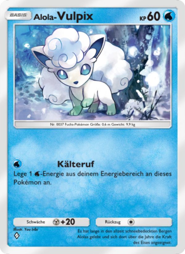 Alola-Vulpix 040 — Hüter des Firmaments (German Pokémon TCG card)