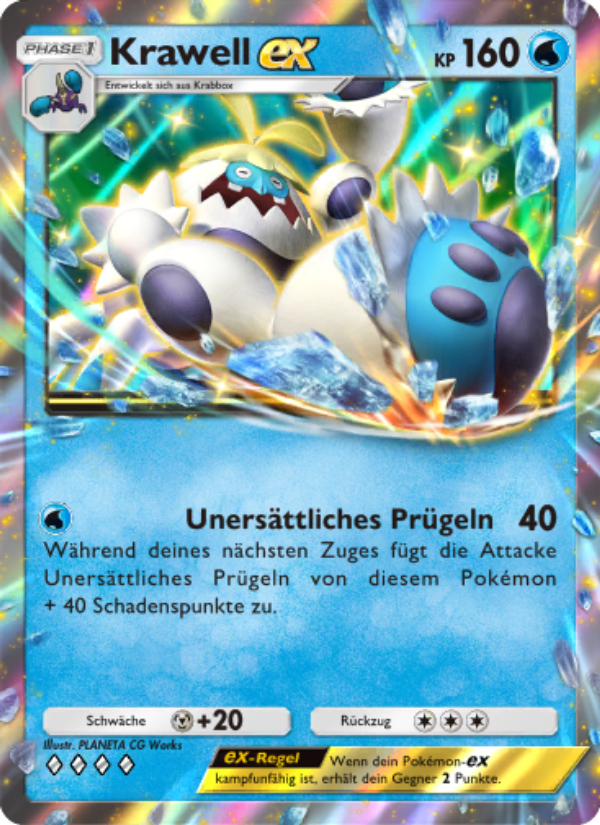 Krawell-ex 049 — Hüter des Firmaments (German Pokémon TCG card)