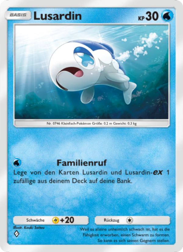 Lusardin 050 — Hüter des Firmaments (German Pokémon TCG card)