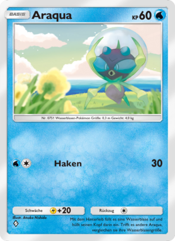 Araqua 052 — Hüter des Firmaments (German Pokémon TCG card)