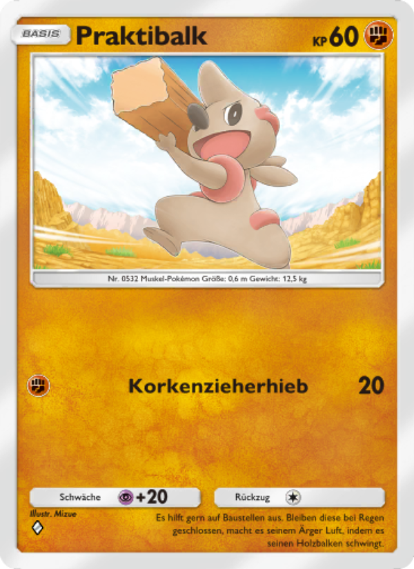 Praktibalk 094 — Hüter des Firmaments (German Pokémon TCG card)