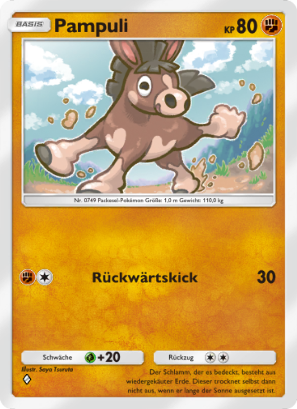 Pampuli 102 — Hüter des Firmaments (German Pokémon TCG card)