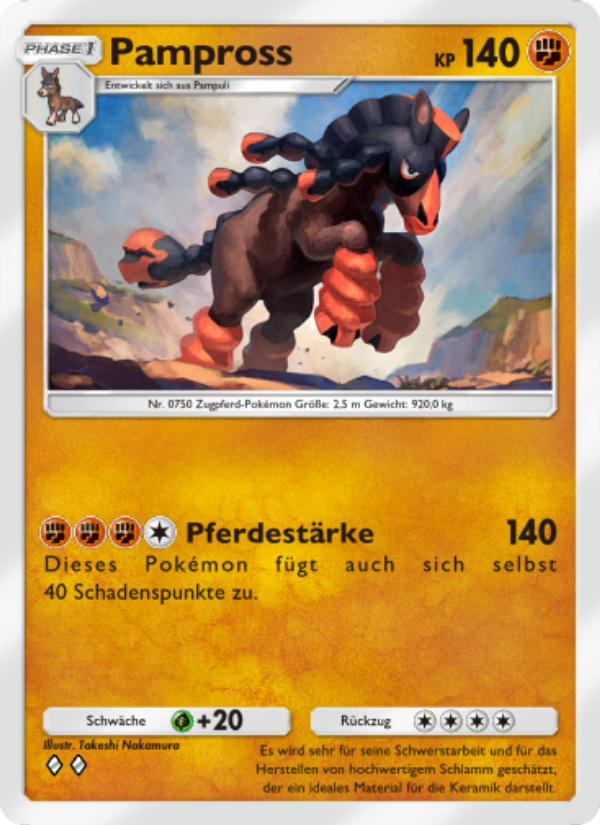 Pampross 103 — Hüter des Firmaments (German Pokémon TCG card)