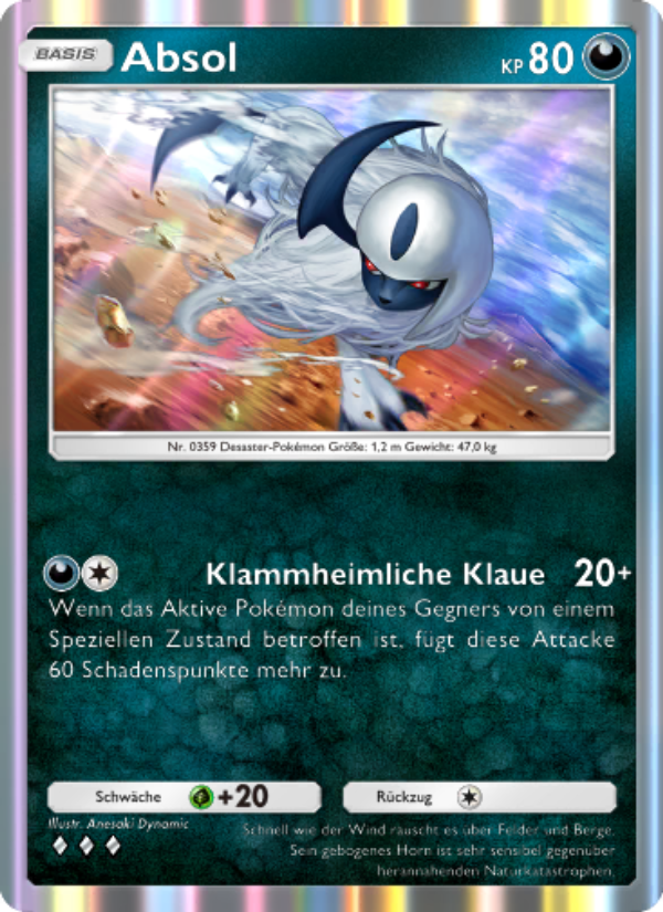 Absol 112 — Hüter des Firmaments (German Pokémon TCG card)
