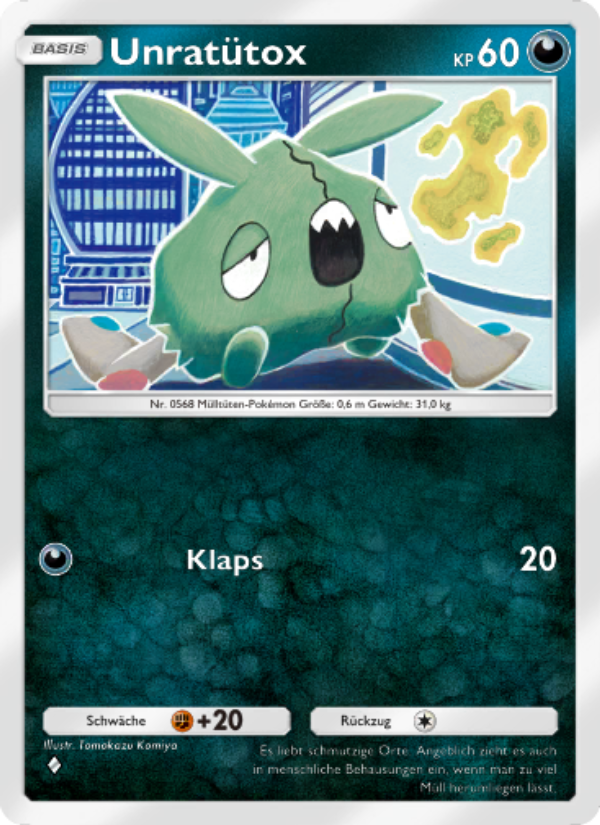 Unratütox 113 — Hüter des Firmaments (German Pokémon TCG card)