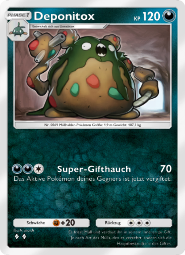 Deponitox 114 — Hüter des Firmaments (German Pokémon TCG card)