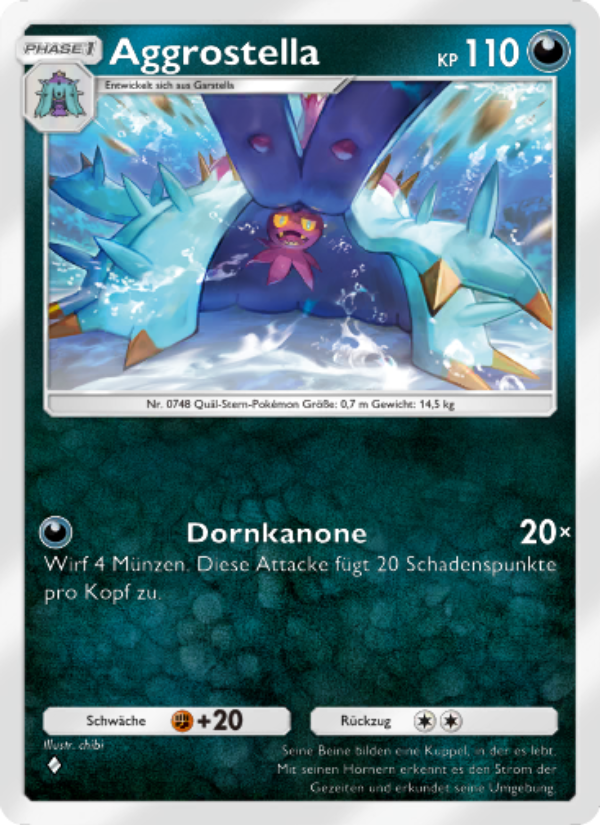 Aggrostella 116 — Hüter des Firmaments (German Pokémon TCG card)
