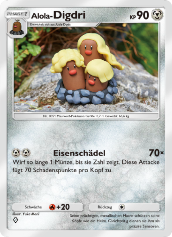 Alola-Digdri 118 — Hüter des Firmaments (German Pokémon TCG card)