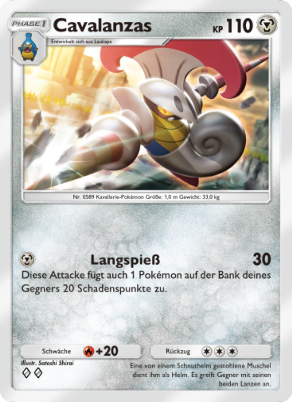 Cavalanzas 120 — Hüter des Firmaments (German Pokémon TCG card)