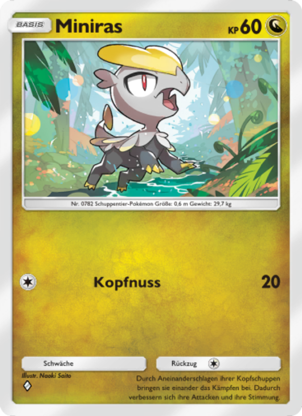 Miniras Pokémon TCG cards