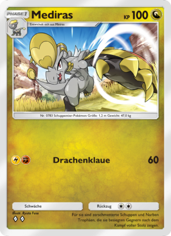 Mediras 126 — Hüter des Firmaments (German Pokémon TCG card)