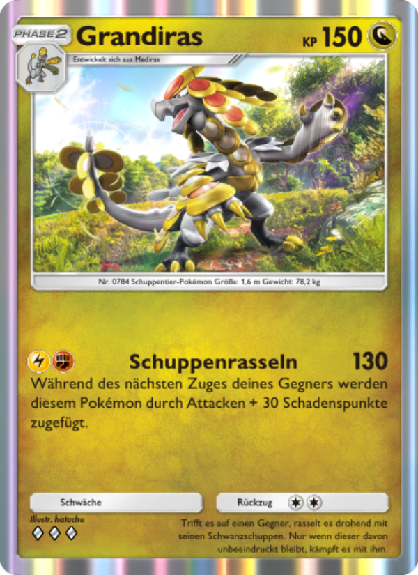 Grandiras 127 — Hüter des Firmaments (German Pokémon TCG card)