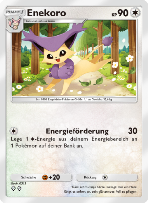 Enekoro 130 — Hüter des Firmaments (German Pokémon TCG card)