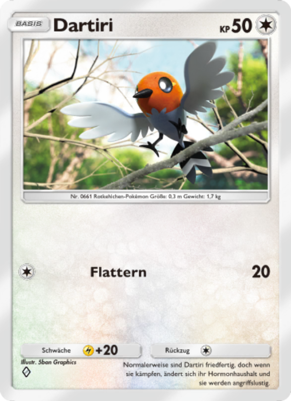 Dartiri 131 — Hüter des Firmaments (German Pokémon TCG card)