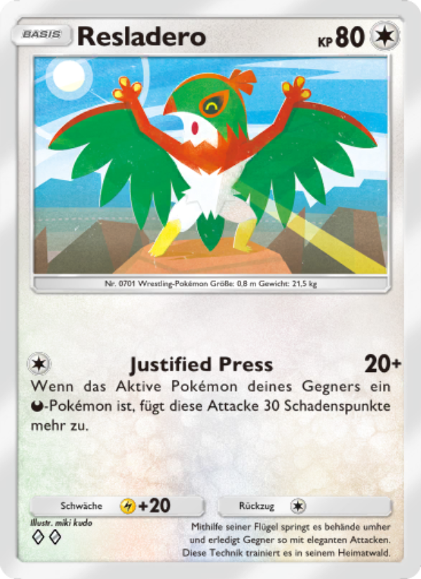 Resladero 132 — Hüter des Firmaments (German Pokémon TCG card)