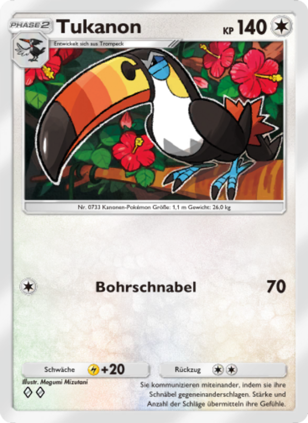 Tukanon 135 — Hüter des Firmaments (German Pokémon TCG card)