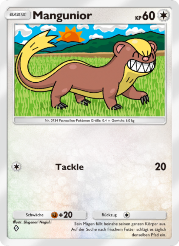 Mangunior 136 — Hüter des Firmaments (German Pokémon TCG card)