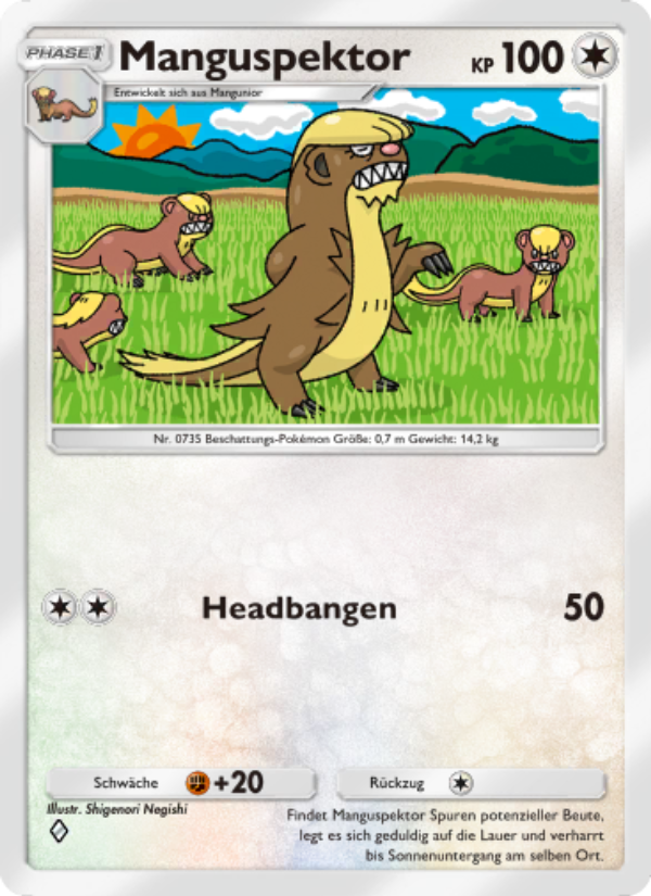 Manguspektor 137 — Hüter des Firmaments (German Pokémon TCG card)