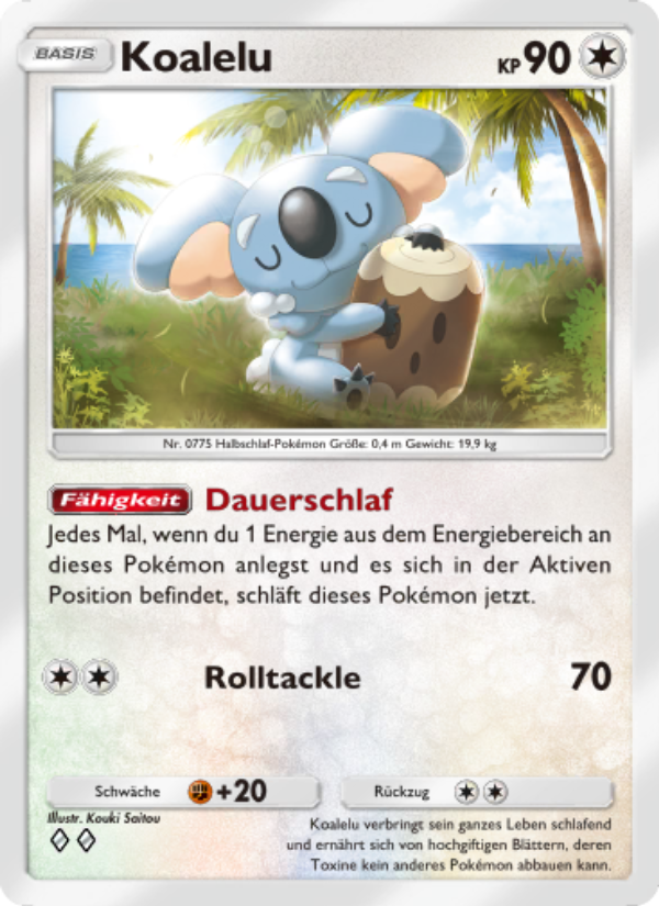 Koalelu 141 — Hüter des Firmaments (German Pokémon TCG card)