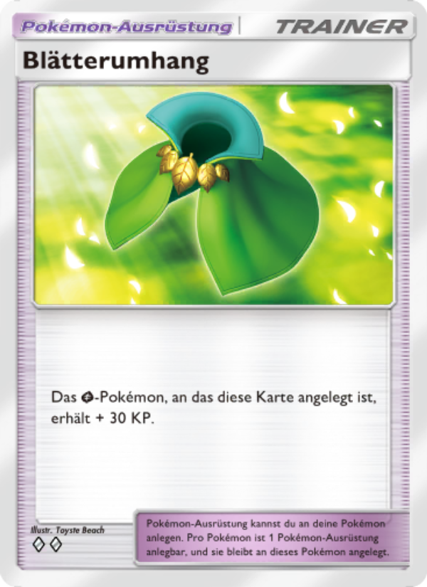Blätterumhang 147 — Hüter des Firmaments (German Pokémon TCG card)