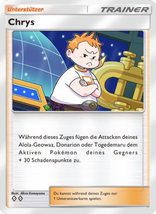 Chrys 153 — Hüter des Firmaments (German Pokémon TCG card)