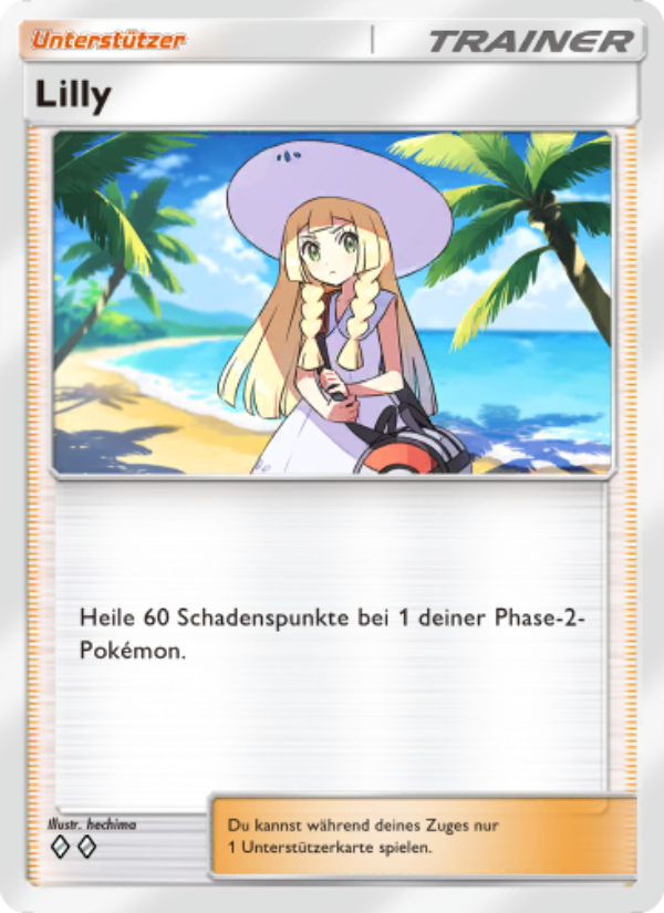 Lilly 155 — Hüter des Firmaments (German Pokémon TCG card)