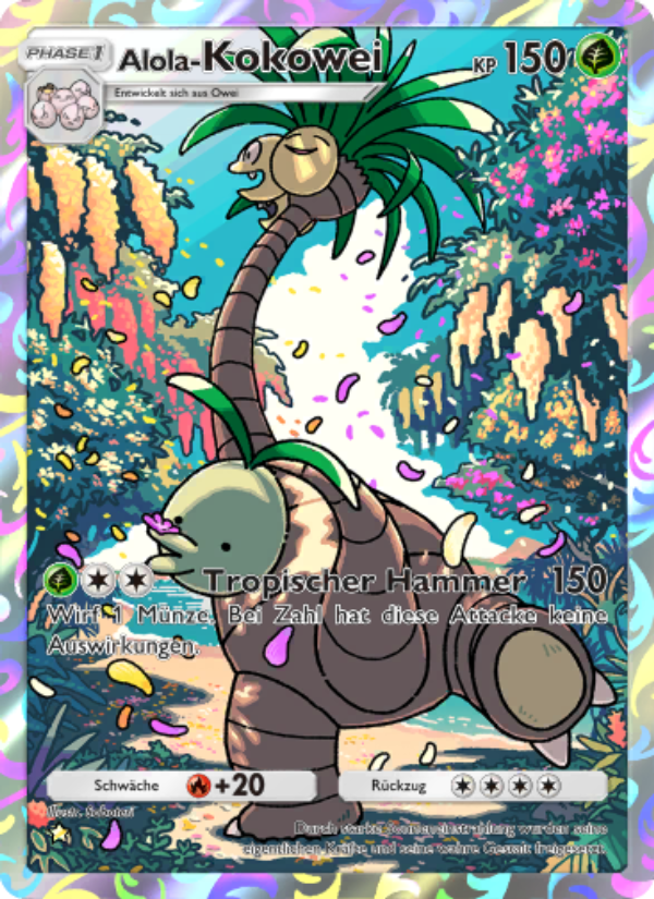 Alola-Kokowei 156 — Hüter des Firmaments (German Pokémon TCG card)
