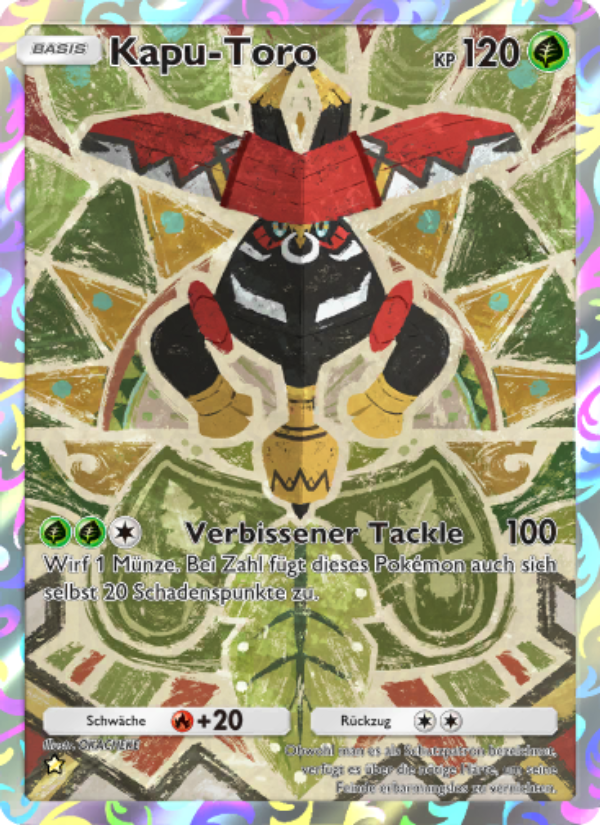 Kapu-Toro 159 — Hüter des Firmaments (German Pokémon TCG card)