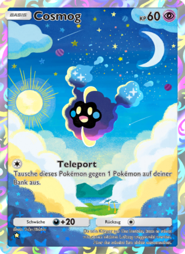 Cosmog 171 — Hüter des Firmaments (German Pokémon TCG card)