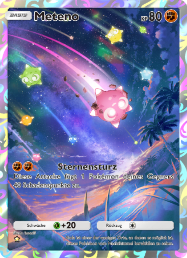Meteno 174 — Hüter des Firmaments (German Pokémon TCG card)