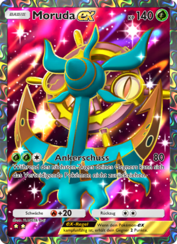 Moruda-ex 181 — Hüter des Firmaments (German Pokémon TCG card)