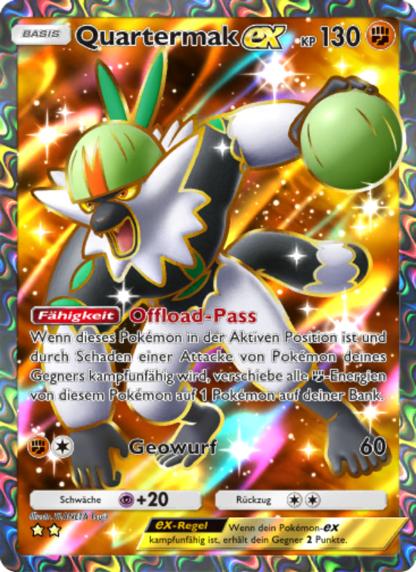 Quartermak-ex 187 — Hüter des Firmaments (German Pokémon TCG card)