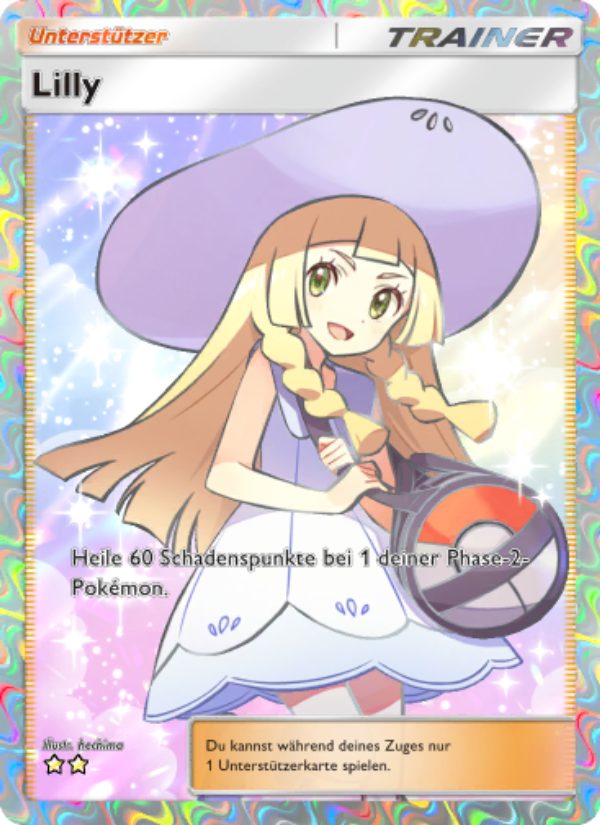 Lilly 197 — Hüter des Firmaments (German Pokémon TCG card)