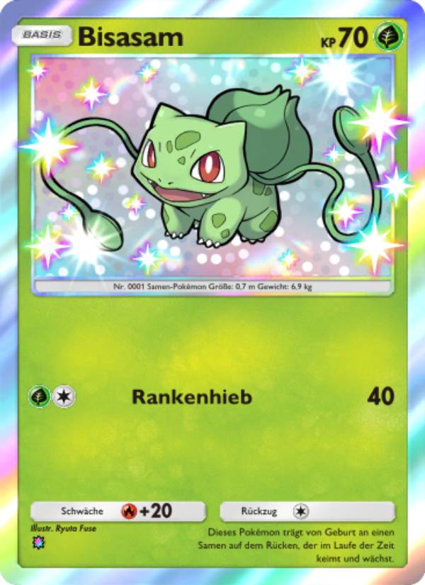 Bisasam 210 — Hüter des Firmaments (German Pokémon TCG card)