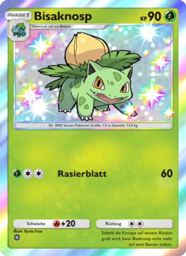 Bisaknosp 211 — Hüter des Firmaments (German Pokémon TCG card)