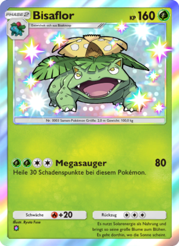 Bisaflor 212 — Hüter des Firmaments (German Pokémon TCG card)