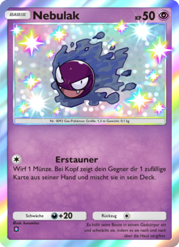 Nebulak 220 — Hüter des Firmaments (German Pokémon TCG card)