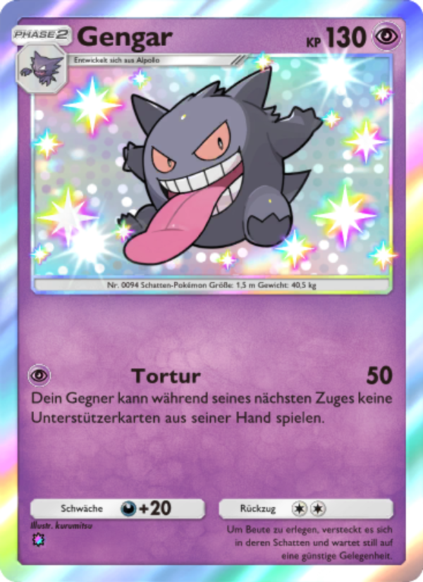 Gengar 222 — Hüter des Firmaments (German Pokémon TCG card)